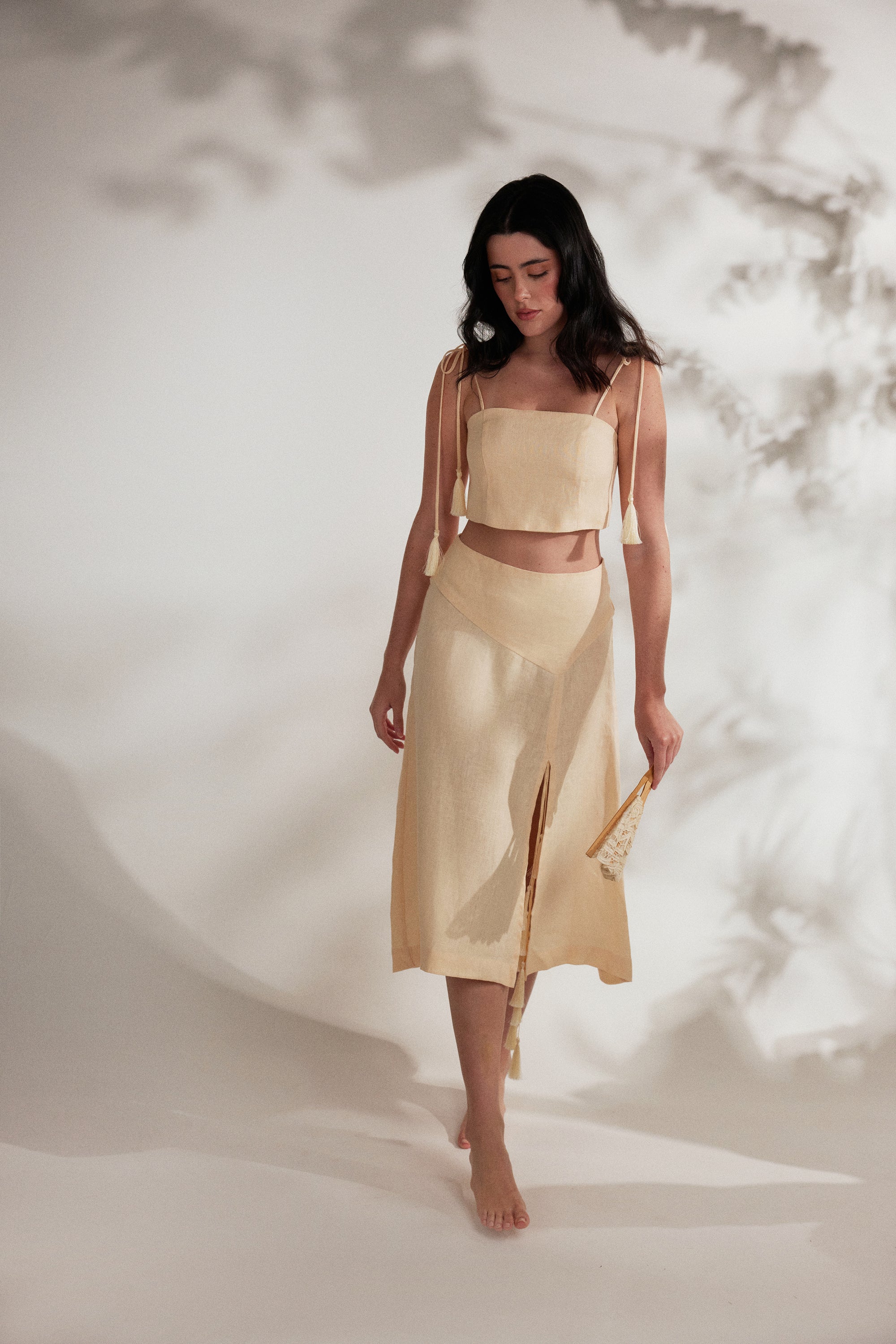 SERENA SKIRT | VANILLA