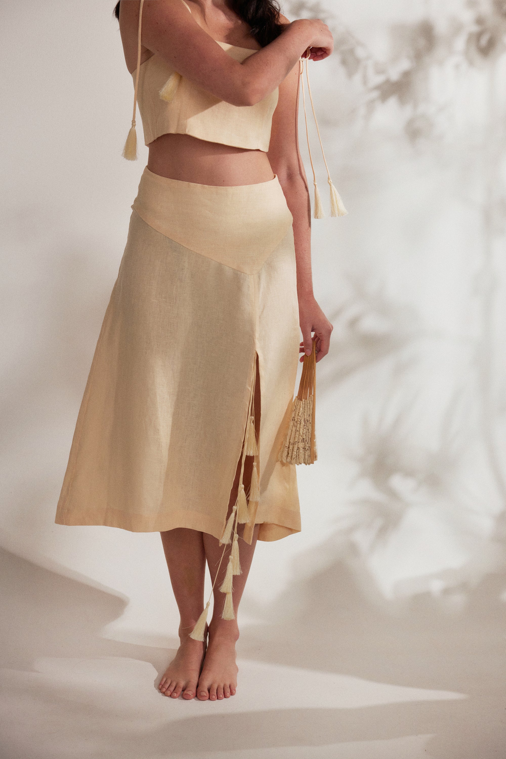 SERENA SKIRT | VANILLA