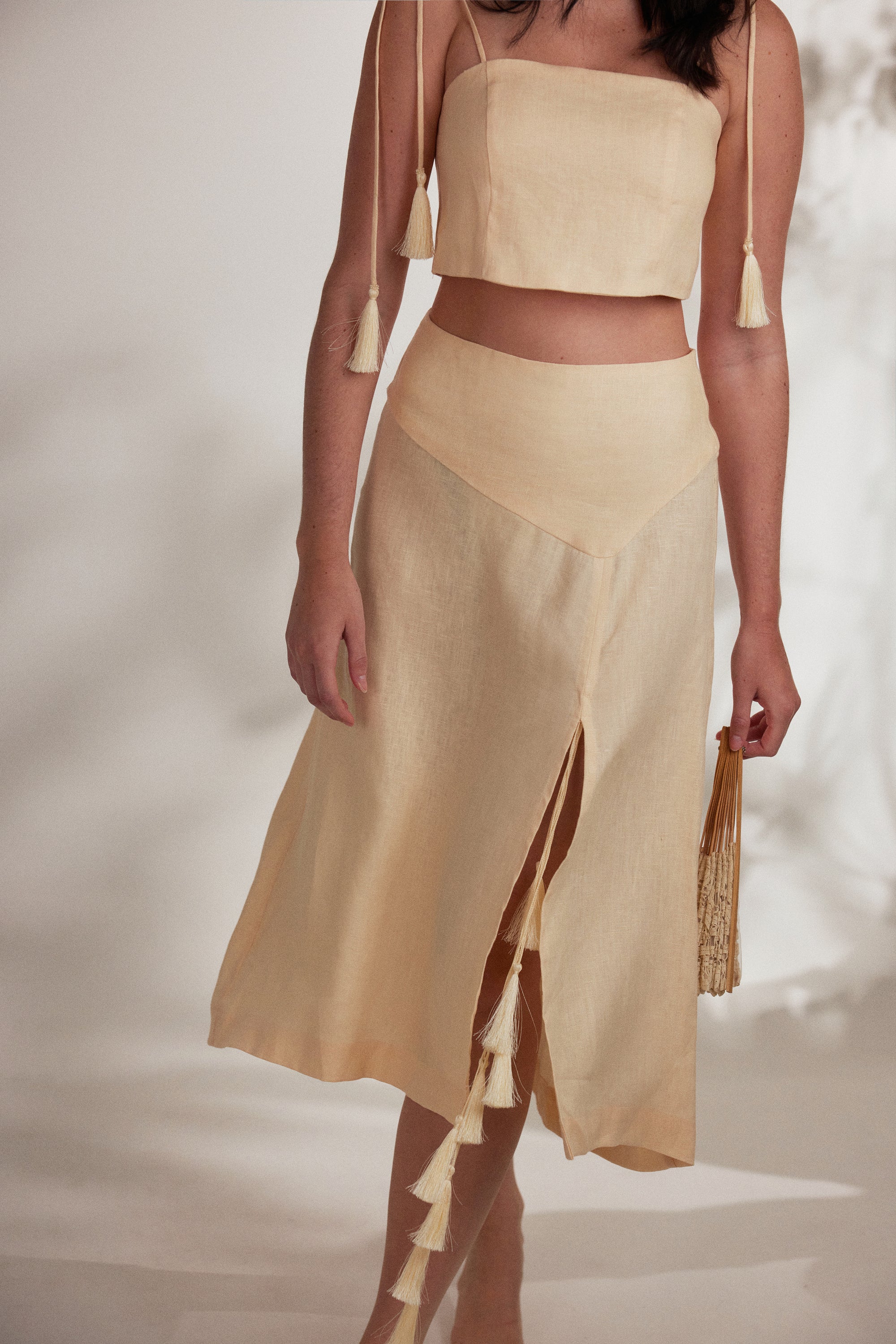 SERENA SKIRT | VANILLA
