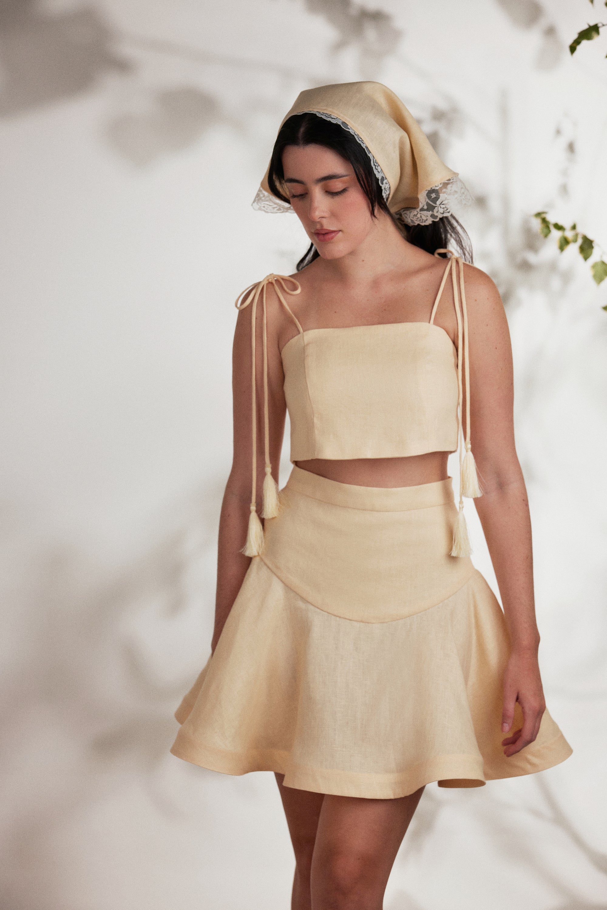 SELENE SKIRT | VANILLA